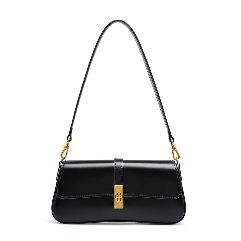 Elevated Shoulder Crossbody Baguette Bag