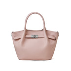 Premium Genuine Leather Crossbody Bag With Top Handle