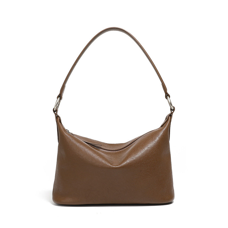 Vintage Genuine Leather Shoulder Crossbody Underarm Bag