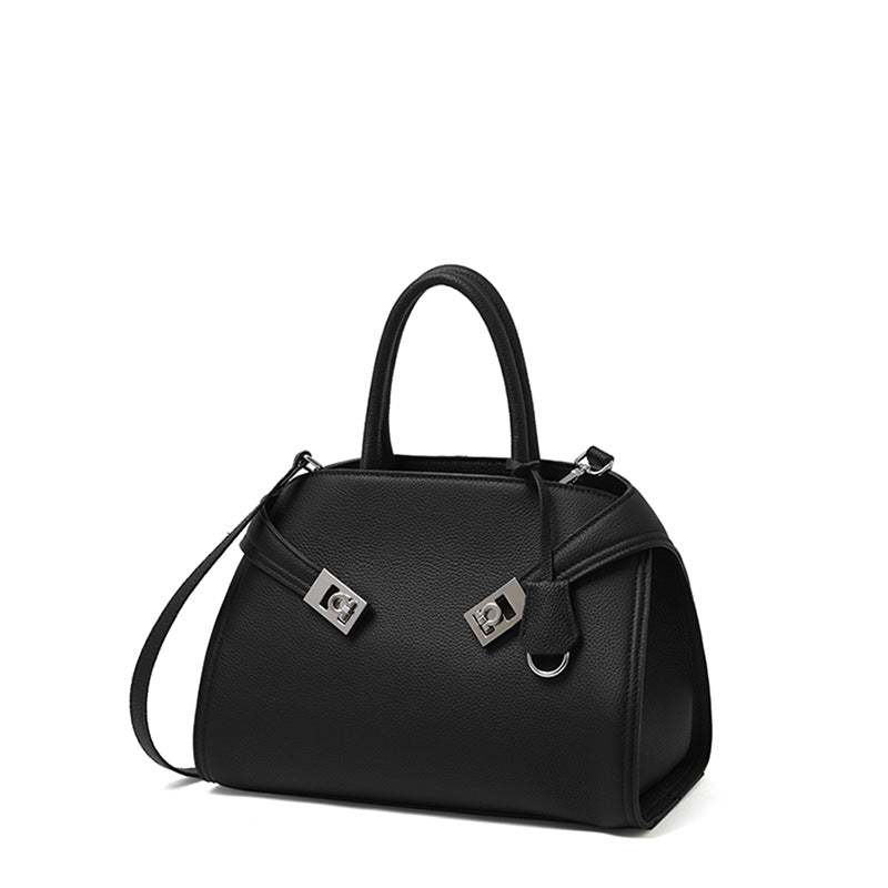 Large Capacity Top-Handle Crossbody Tote Bag
