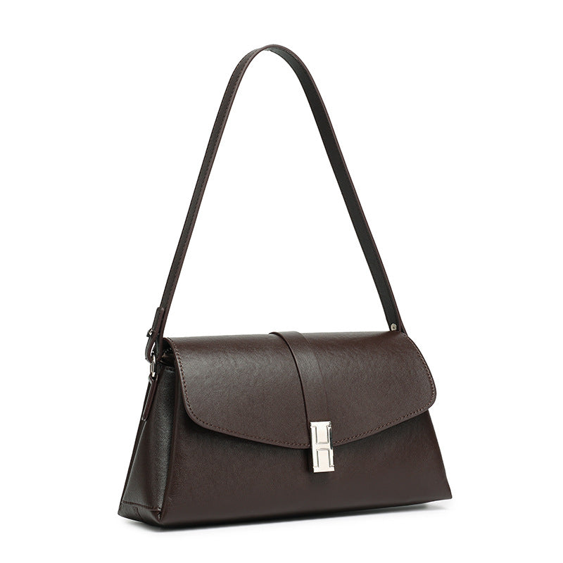 Vintage Genuine Leather Shoulder Crossbody Mini Square Bag