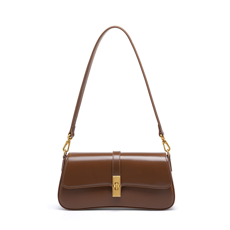 Elevated Shoulder Crossbody Baguette Bag