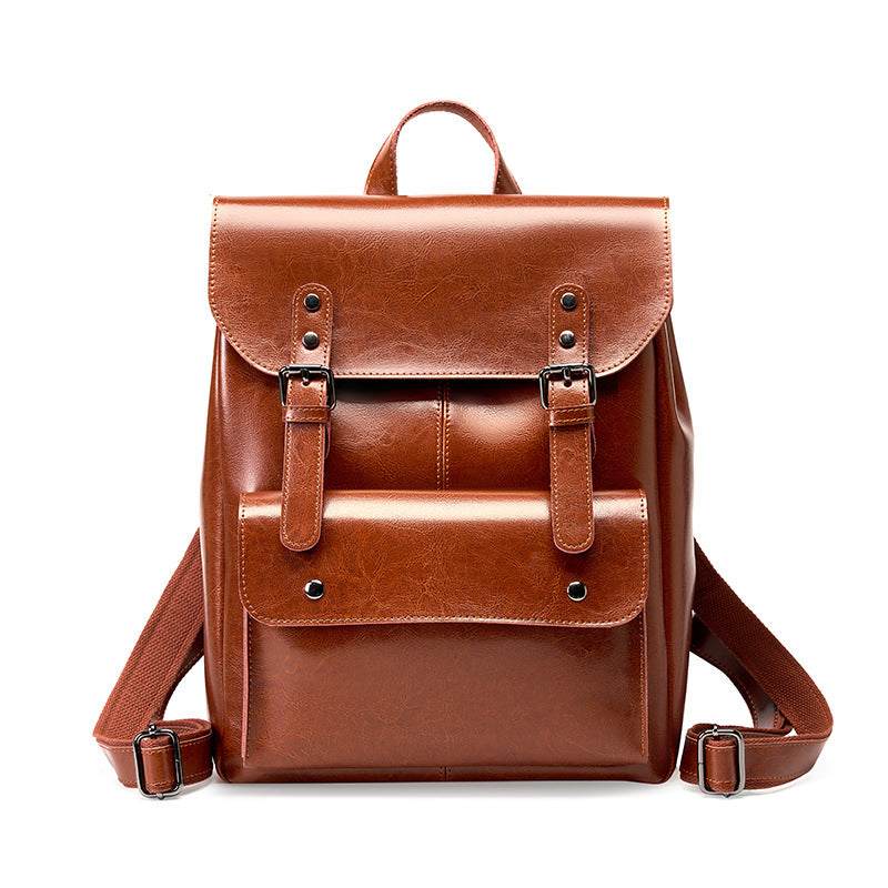 Vintage Genuine Leather Backpack