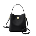 Vintage Shoulder/Crossbody Bucket Bag With Top Handles