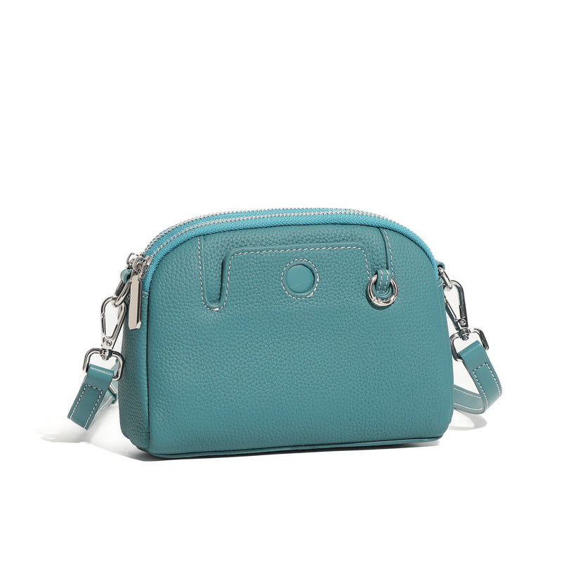 Genuine Leather Trendy Crossbody Bag
