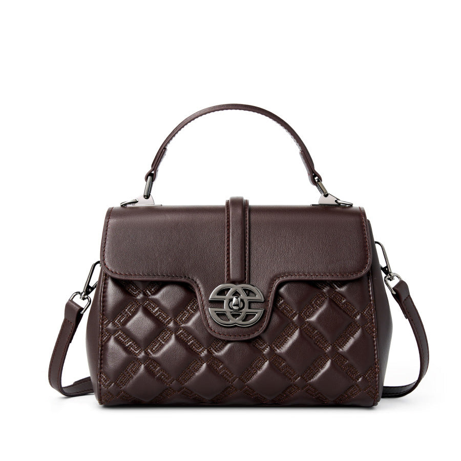 Genuine Leather Shoulder Crossbody Purse