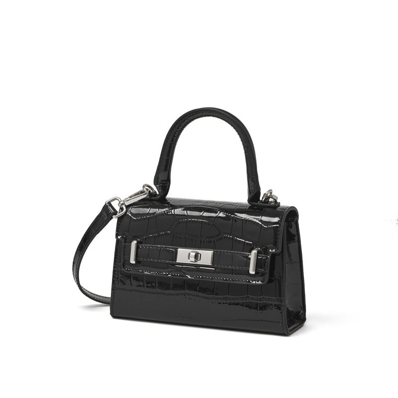 Stylish Kelly Bag With Top Handles And Shoulder Strap