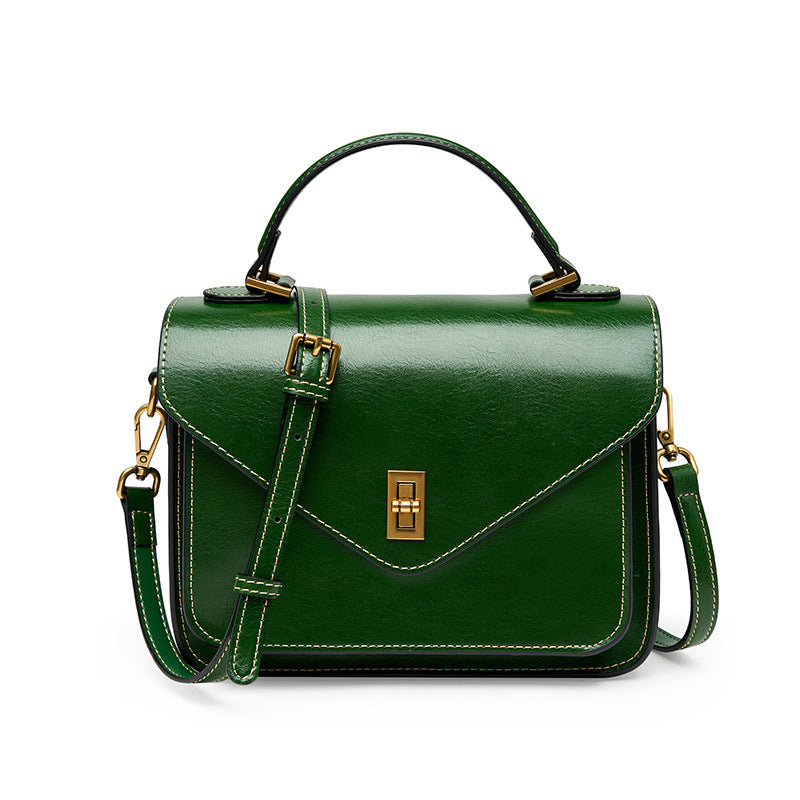 Vintage Top Handle Shoulder Crossbody Satchel