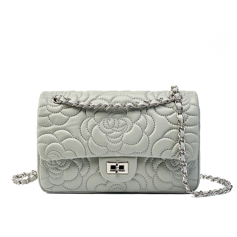 Tweed style Shoulder Crossbody Chain Bag