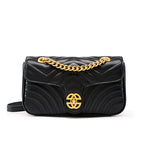 Vintage Single-Shoulder Top-Handle Mini Square Bag
