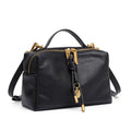 Commuter Genuine Leather Top Handle Shoulder Crossbody Bag