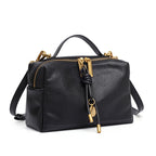 Commuter Genuine Leather Top Handle Shoulder Crossbody Bag