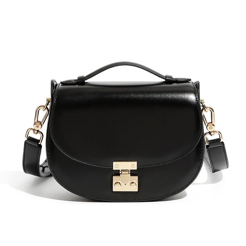 Premium Genuine Leather Shoulder Crossbody Crescent Bag