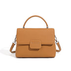 Genuine Leather Crossbody Handheld Shell Bag