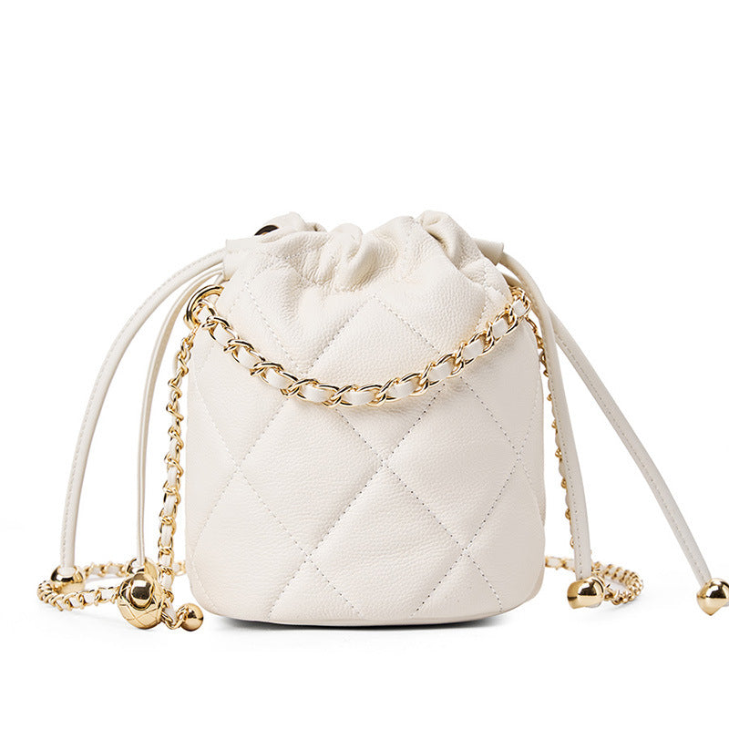 Vintage Top Handle Shoulder Bucket Bag