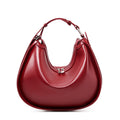 Vintage Single-Shoulder Crossbody Top-Handle Crescent Bag