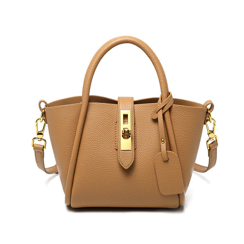 Vintage Top Handle Shoulder Crossbody Bucket Bag
