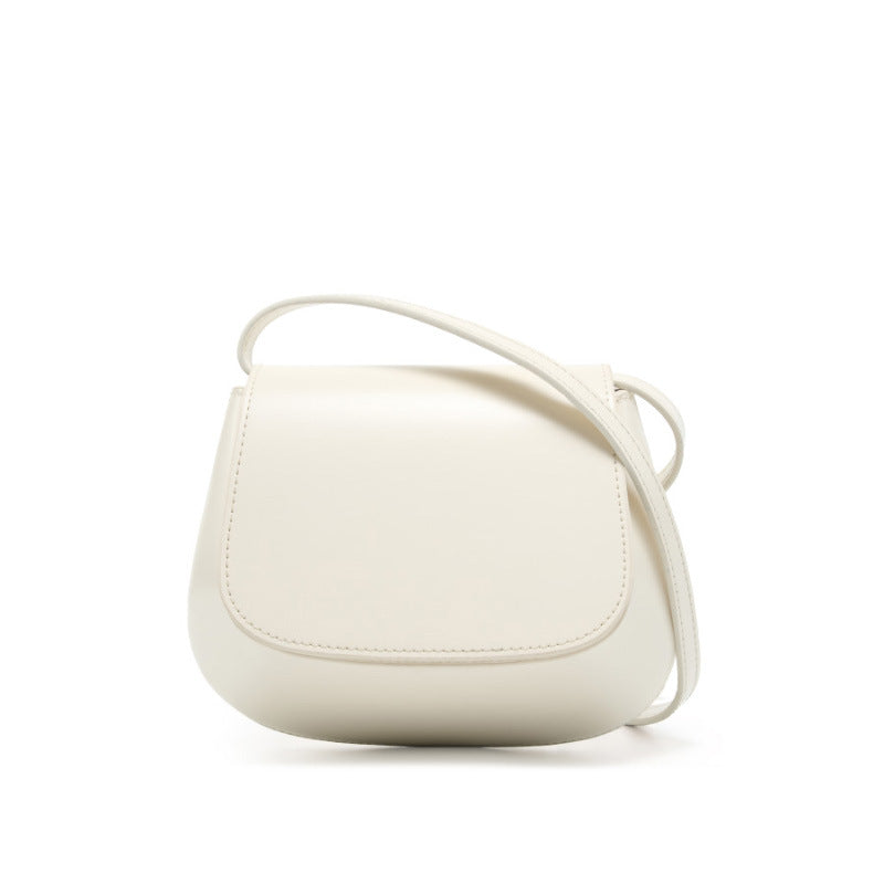 Genuine Leather Shoulder Crossbody Saddle Bag