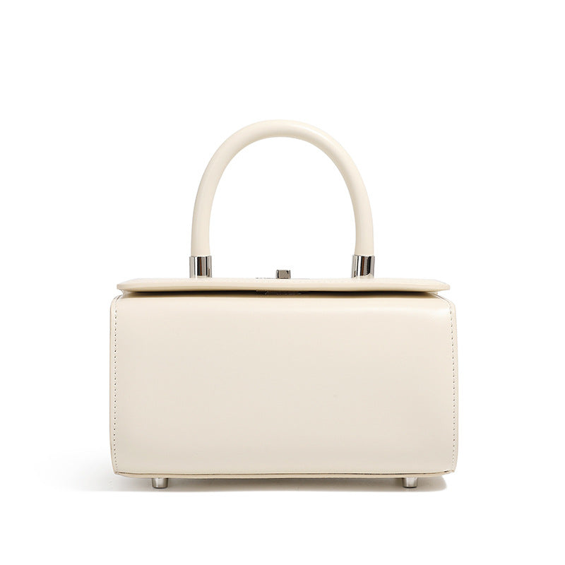 Vintage Top Handle Shoulder Crossbody Box Bag