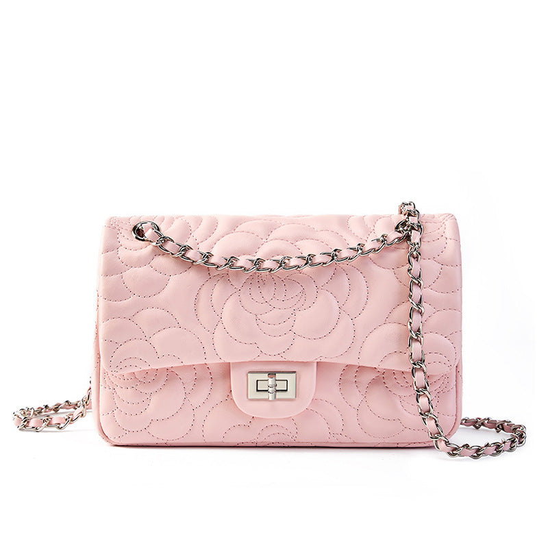 Tweed style Shoulder Crossbody Chain Bag