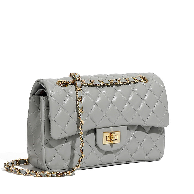 Fashionable Quilted Chain Shoulder Crossbody Bag