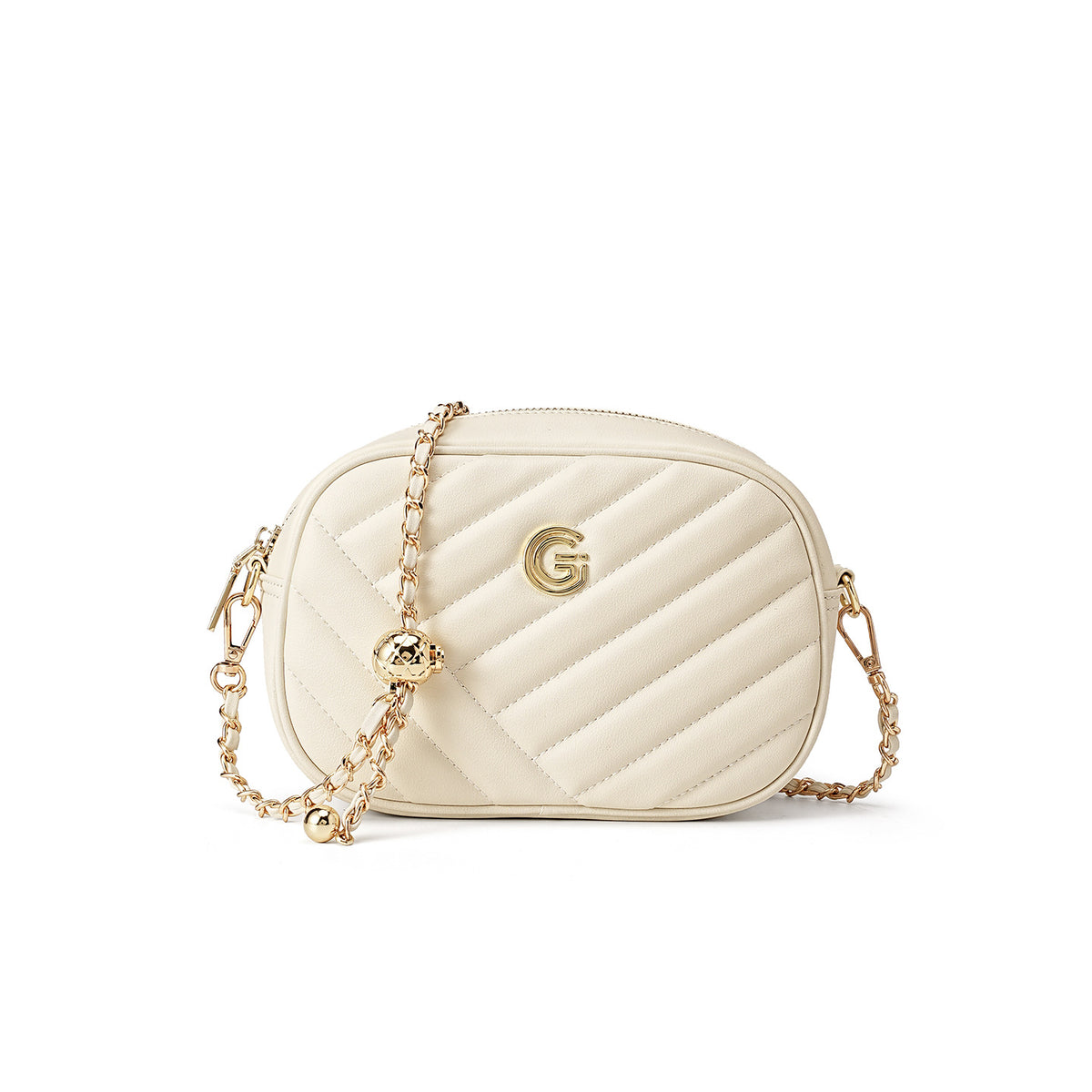 Genuine Leather Shoulder Crossbody Square Bag