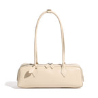 Korean Style Genuine Leather Shoulder Baguette Bag