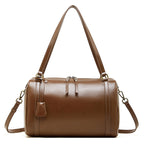 Genuine Leather Underarm Crossbody Pillow Bag