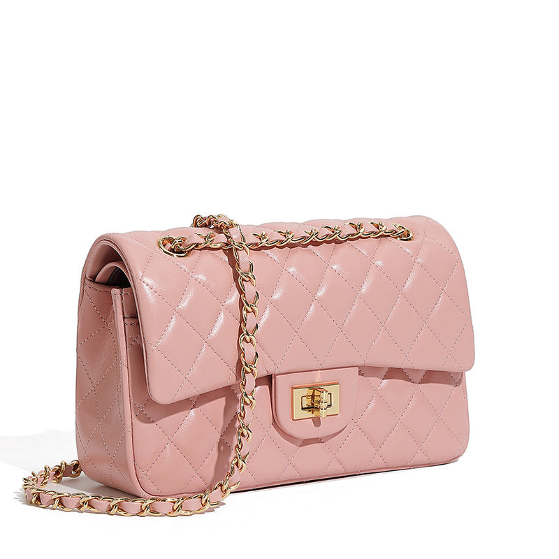 Fashionable Quilted Chain Shoulder Crossbody Bag
