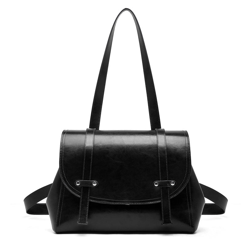 Large Capacity Genuine Leather Women's Backpack