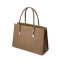 Vintage Genuine Leather Tote Bag With Top Handles