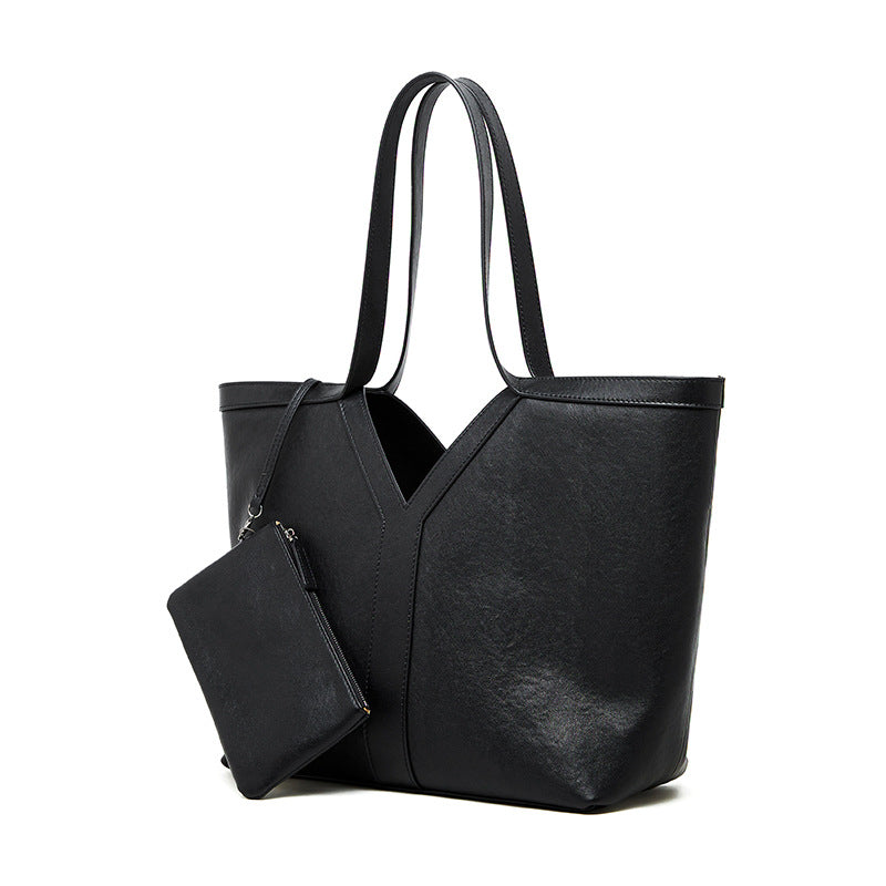 Genuine Leather Shoulder Handbag Tote Bag