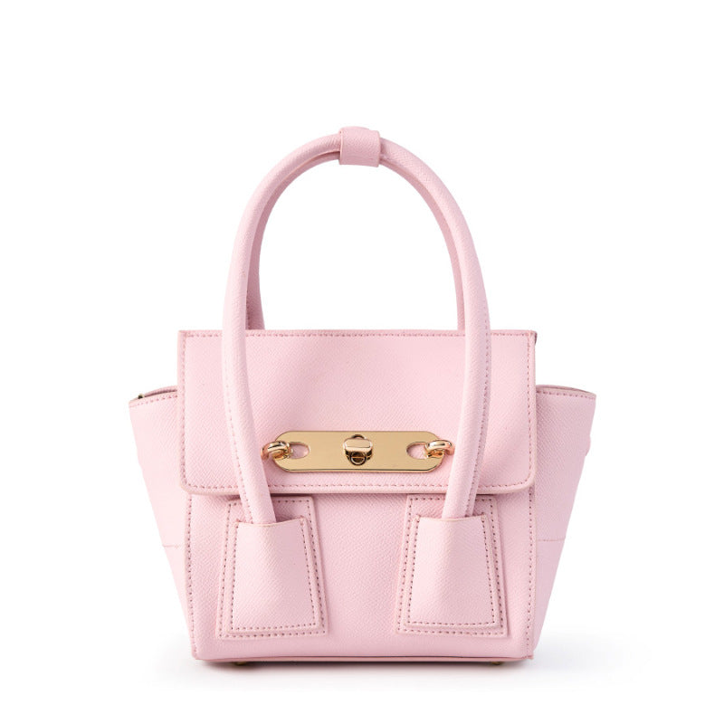 Minimalist Genuine Leather Shoulder Crossbody Tote Bag