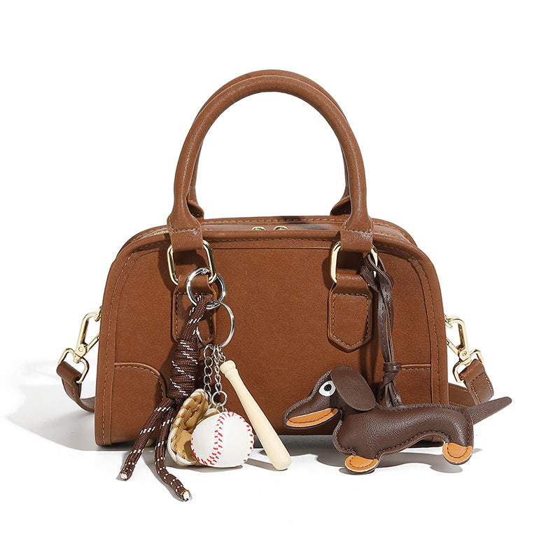 Vintage Shoulder Crossbody Boston Bag
