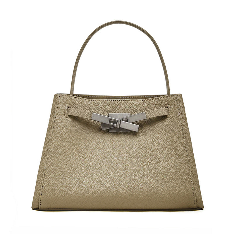 Genuine Leather Crossbody Handheld Kelly Bag