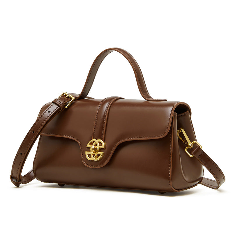 Luxury Genuine Leather Shoulder Crossbody Handbag