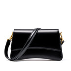 Premium Top Handle Crossbody Baguette Bag