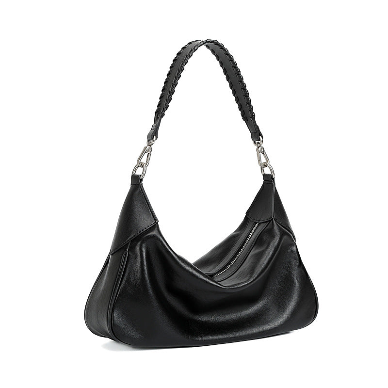 Genuine Leather Crossbody Handheld Underarm Bag