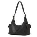Genuine Leather Top-Handle Crossbody Tote Bag