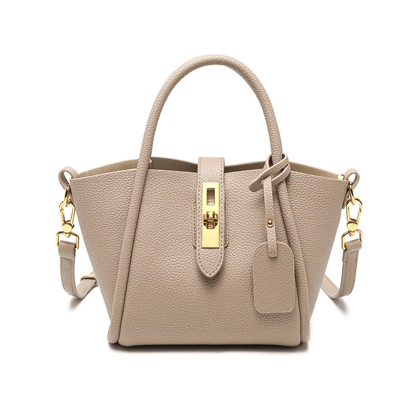 Vintage Top Handle Shoulder Crossbody Bucket Bag