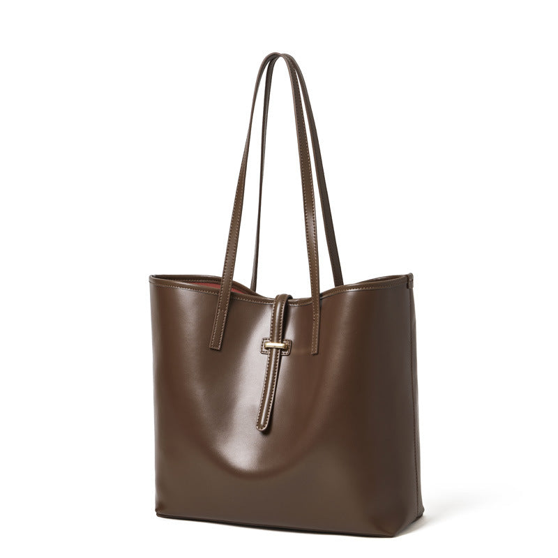 Genuine Leather Shoulder Crossbody Handbag Tote Bag