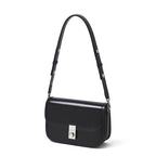 Genuine Leather Top-Handle Crossbody Small Square Bag
