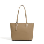Large Capacity Genuine Leather Top-Handle Tote Bag