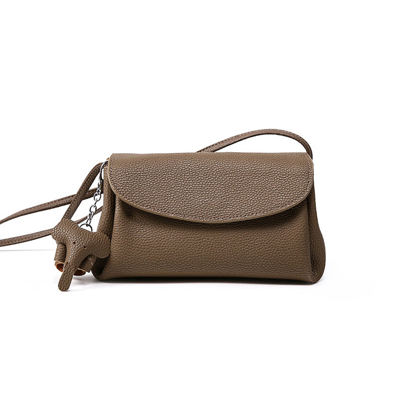 Fashionable Genuine Leather Shoulder Crossbody Bag