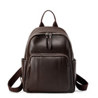 Fashionable Large Capacity Genuine Leather Backpack