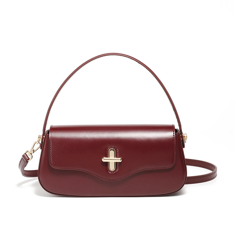 Korean Style Shoulder Crossbody Handbag Baguette Bag