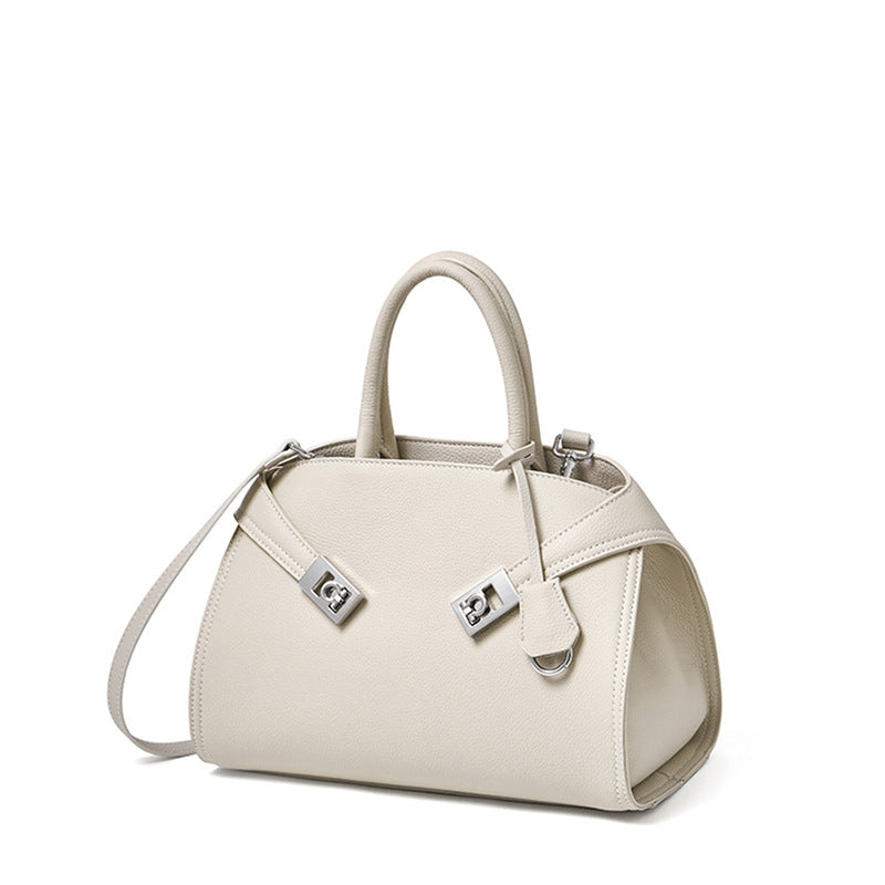 Large Capacity Top-Handle Crossbody Tote Bag
