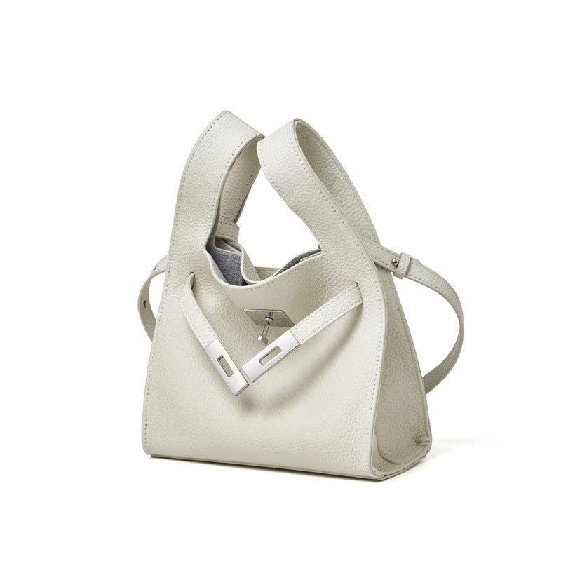 Genuine Leather Fashionable Shoulder Crossbody Handbag