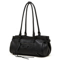 Genuine Leather Shoulder Crossbody Handbag Motorcycle Bag