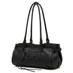 Genuine Leather Shoulder Crossbody Handbag Motorcycle Bag
